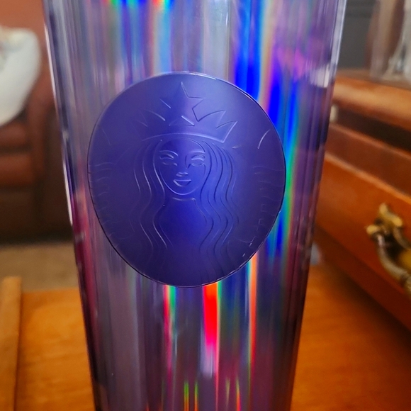 Starbucks Wisteria Kaleidoscope Dome Top Tumbler Cold Cup NWT - Picture 2 of 3
